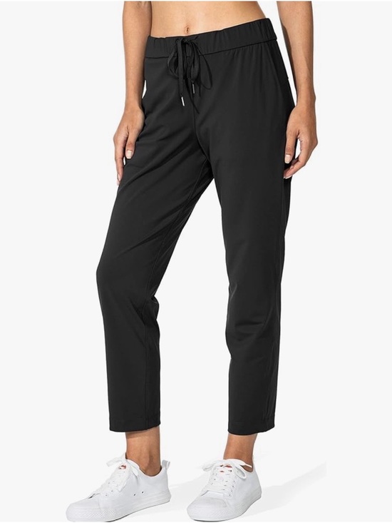 Gradual Pants - Gradual Women's Black Athletic Ankle Pants sz medium